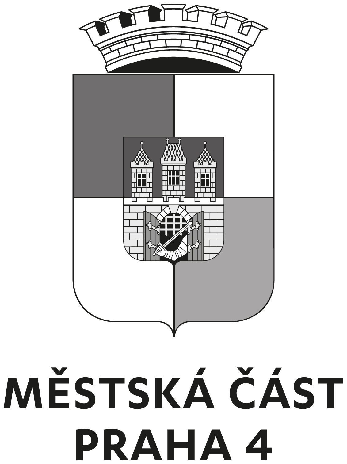 Logo Mestska cast Praha 4