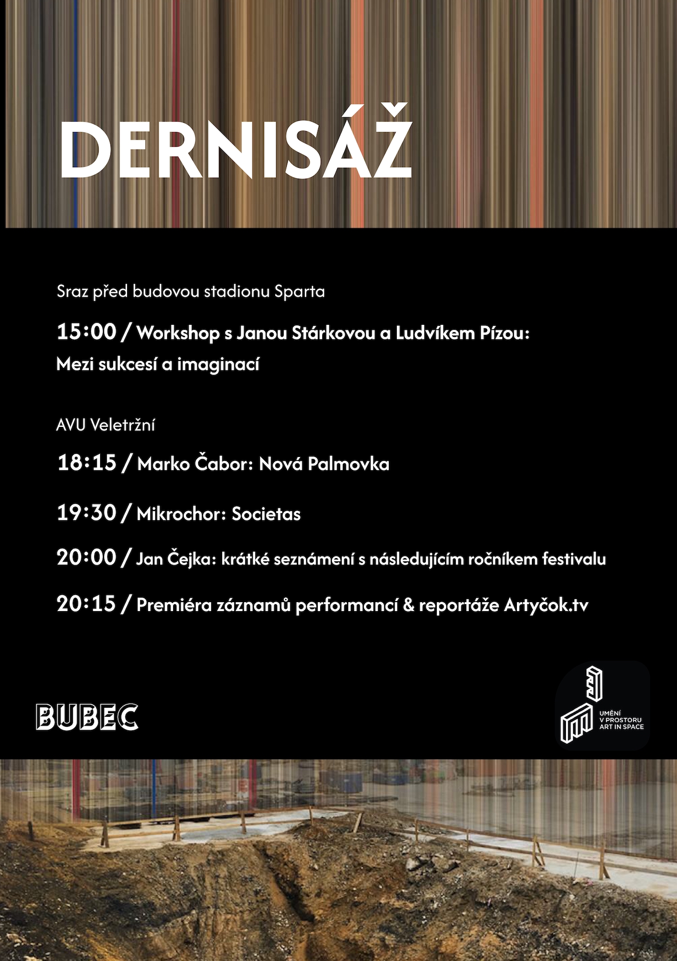 Dernisáž Festivalu m³/Umění v prostoru – Vertikalita míst